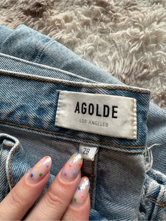 Agolde Denim - Aritzia Agolde Light Blue High-Rise Women's Jeans